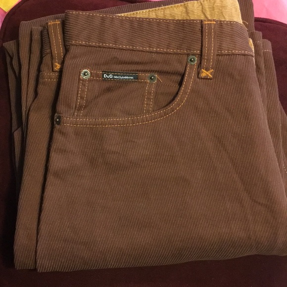 HP 5/10 Authentic Dolce &Cabanna Colduroy Jeans:35 - Picture 3 of 8